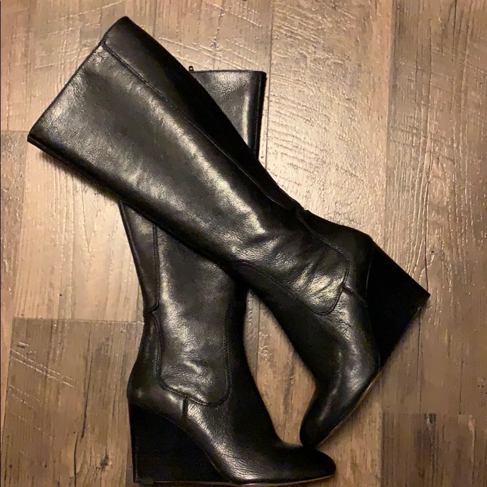 Nine West - Heartset Wide Calf Wedge Boot
